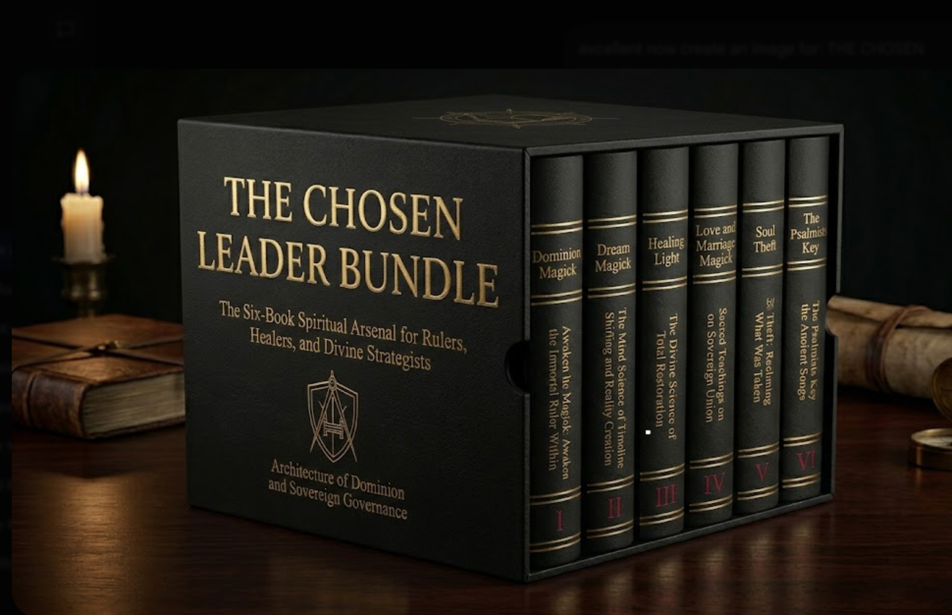 THE CHOSEN LEADER BUNDLE: The Six-Book Spiritual Arsenal for Rulers, Healers, and Divine Strategists