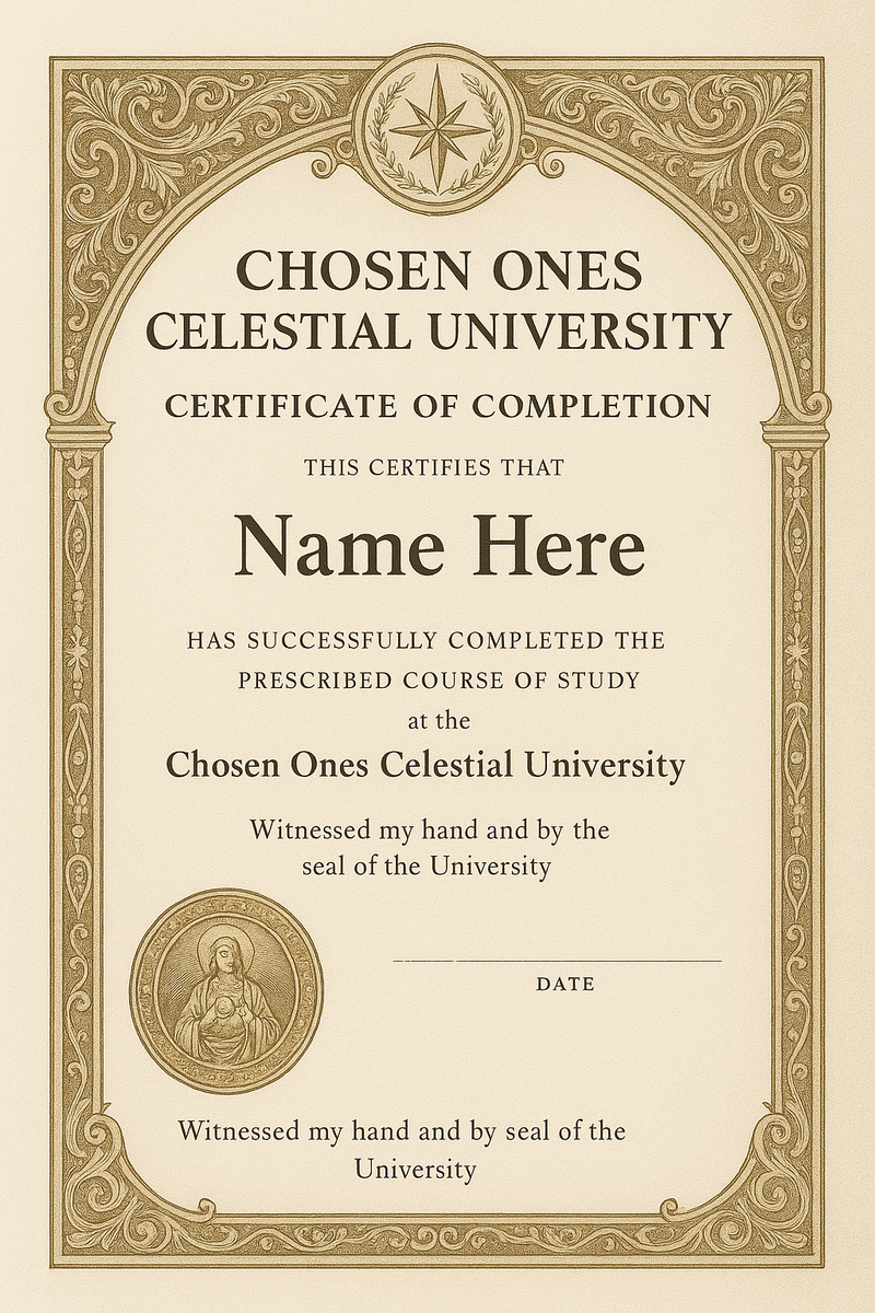 DIE AUSERWÄHLTEN CELESTIAL UNIVERSITY